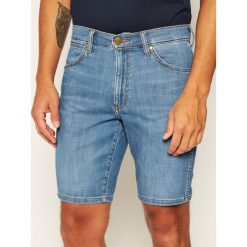 Szorty jeansowe Wrangler 5 Pocket W14CQ1158. Niebieskie spodenki i szorty męskie Wrangler, m, bez wzorów, z jeansu. W wyprzedaży za 189,00 zł.