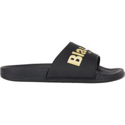 Blauer Palm Kapcie Czarny Złoty. Żółte kapcie damskie Blauer, z materiału. Za 223,95 zł.