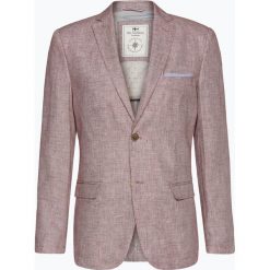 Nils Sundström - Męska marynarka lniana, czerwony. Czerwone marynarki męskie slim fit Nils Sundström. Za 199,95 zł.