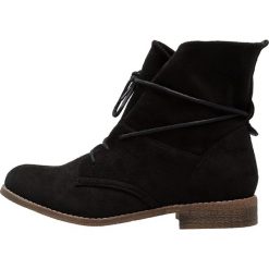 Botki damskie lity: Anna Field Botki sznurowane black