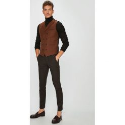 Premium by Jack&Jones - Kamizelka. Szare garnitury męskie Premium by Jack&Jones, bez wzorów, z bawełny, casualowe. W wyprzedaży za 179,90 zł.