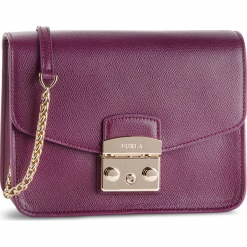 Torebka FURLA - Metropolis 993734 B BNF8 ARE Amaranto f. Fioletowe torebki klasyczne damskie Furla, bez wzorów, ze skóry, eleganckie, bez dodatków. W wyprzedaży za 799,00 zł.