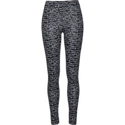 Legginsy z nadrukiem bonprix czarno-biały. Czarne legginsy marki bonprix, z nadrukiem. Za 59,99 zł.