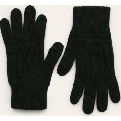 Levi's - Rękawiczki. Niebieskie rękawiczki damskie Levi's®, bez wzorów, z bawełny. W wyprzedaży za 59,90 zł.