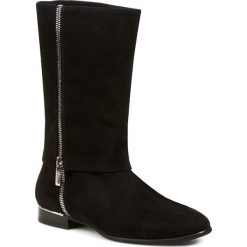 Buty zimowe damskie: Kozaki NORD – 1629W032T Czarny