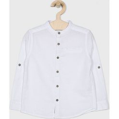 Blukids - Koszula dziecięca 98-134 cm. Białe koszule chłopięce Blukids, z bawełny, casualowe, długie. W wyprzedaży za 49,90 zł.