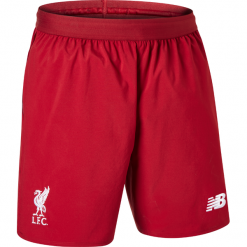 Spodenki Liverpool LFC Home Kit - MS830011RDP. Czerwone spodenki i szorty męskie marki New Balance, s, bez wzorów, z poliesteru, sportowe, do piłki nożnej. W wyprzedaży za 129,99 zł.
