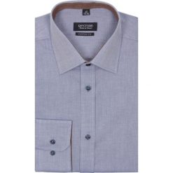 Koszula bexley 2313 długi rękaw custom fit niebieski. Niebieskie koszule męskie Recman, na lato, m, bez wzorów, z bawełny, eleganckie, z klasycznym kołnierzykiem, z długim rękawem. Za 69,99 zł.