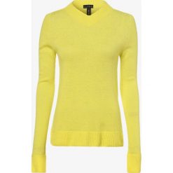 Marc Cain Collections - Sweter damski z dodatkiem kaszmiru, żółty. Żółte swetry damskie Marc Cain Collections, bez wzorów, z kaszmiru, bez rękawów, bez kaptura. Za 699,95 zł.