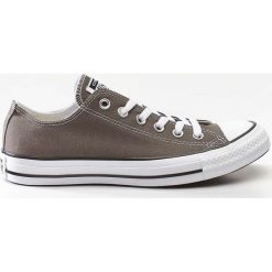 Converse szare 1j794. Szare trampki i tenisówki damskie Converse, bez wzorów, z tkaniny, bez zapięcia. W wyprzedaży za 269,00 zł.