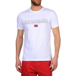 T-shirty męskie: T-shirt w kolorye białym