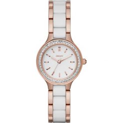 PROMOCJA ZEGAREK DONNA KARAN NEW YORK NY2496. Białe zegarki damskie marki DONNA KARAN, ze stali. W wyprzedaży za 699,00 zł.