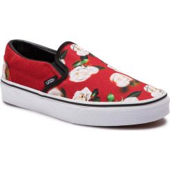 Tenisówki VANS - Classic Slip-On VN0A38F7VMI1 (Romantic Floral) Chili P. Czerwone półbuty damskie Vans, z gumy. W wyprzedaży za 199,00 zł.