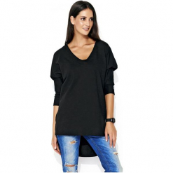 Numinou T-shirt damski 36 czarny. Czarne koszulki damskie Numinou, bez wzorów, bez kołnierzyka, bez rękawów. Za 199,00 zł.