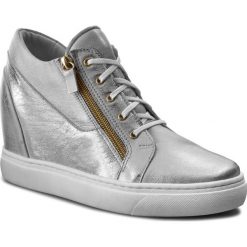 Sneakersy BALDACCINI - 914000-B11 Srebro Janko. Szare sneakersy damskie Baldaccini, ze skóry. W wyprzedaży za 229,00 zł.