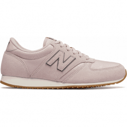 New Balance WL420PGP. Szare buty sportowe damskie New Balance, bez wzorów, ze skóry, klasyczne. Za 349,99 zł.