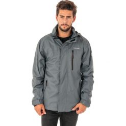 Kurtki sportowe męskie: Hi-tec Kurtka męska Dorman Moon Grey/Flame Red r. M