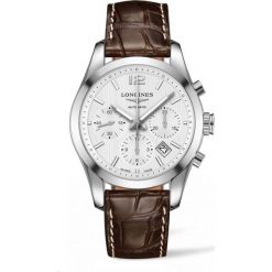 LONGINES CONQUEST CLASSIC L2.786.4.76.3. Białe zegarki męskie LONGINES, ze stali. Za 12820,00 zł.