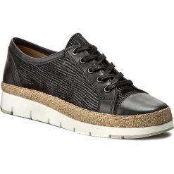 Espadryle LASOCKI - WI16-216361 Czarny. Czarne espadryle damskie Lasocki, na co dzień, bez wzorów, ze skóry, bez obcasa, na płaskiej podeszwie, bez zapięcia. W wyprzedaży za 79,98 zł.