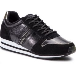 Sneakersy VERSACE JEANS - E0VTBSA1 70941 899. Czarne półbuty damskie Versace Jeans, z jeansu. Za 569,00 zł.