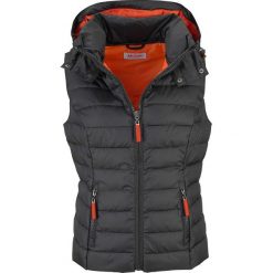 Kamizelka pikowana bonprix czarno-pomarańczowy. Niebieskie kamizelki damskie marki Reserved, l. Za 109,99 zł.
