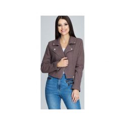 Kurtka M607 Mocca. Pomarańczowe kurtki damskie FIGL, xl, bez wzorów, eleganckie, bez kaptura. Za 239,00 zł.