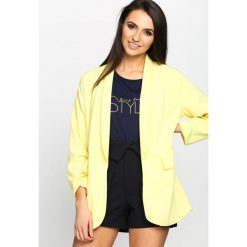 Żółta Marynarka Retro Comes Back. Żółte marynarki i żakiety damskie marki Born2be, m, retro. Za 54,99 zł.