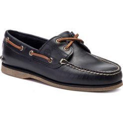 Mokasyny TIMBERLAND - Classic Boat 2 Eye TB0A232M403 Navy Full Grain. Niebieskie mokasyny męskie Timberland, ze skóry. Za 629,99 zł.