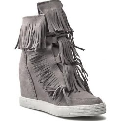 Sneakersy R.POLAŃSKI - 0818 Szary. Czarne botki damskie na obcasie marki R.Polański, ze skóry. W wyprzedaży za 259,00 zł.