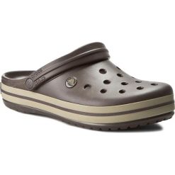 Klapki CROCS - Crocband 11016 Espresso/Khaki. Pomarańczowe klapki damskie Crocs, bez wzorów, z tworzywa sztucznego, bez obcasa. Za 199,00 zł.