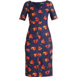 Sukienki: Finery London GRAZEBROOK STRUCTURED FLORAL DRESS Sukienka etui navy