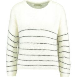 Swetry klasyczne damskie: See u Soon BOTTOM STRIPE Sweter off white/black