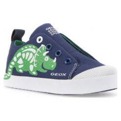 Geox Tenisówki Chłopięce Kilwi 20 Niebieskozielone. Szare buty chłopięce sportowe marki Geox, z bawełny. Za 149,00 zł.