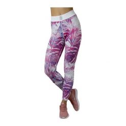 Spodnie damskie: GymHero Legginsy damskie Las Palmas różowe r. S