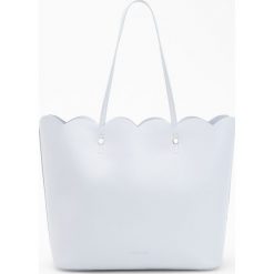 Shopper bag damskie: Torebka typu shopper – Niebieski