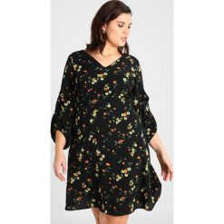 Sukienki hiszpanki: Dorothy Perkins Curve ALESSIA SPRIG PRINT TUCK SLEEVE DRESS Sukienka letnia black