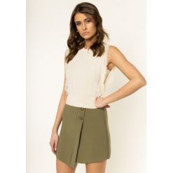 Bluzka Pinko Molva PE 20 BLK01 1G14MA Y62X. Białe bluzki damskie Pinko, l, bez wzorów, z wiskozy, bez kołnierzyka, bez rękawów. Za 669,00 zł.