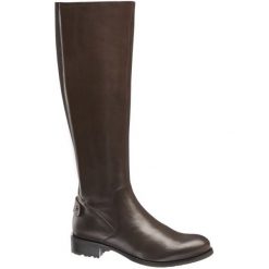 Kozaki damskie 5th Avenue brązowe. Pomarańczowe kozaki damskie marki 5th Avenue, ze skóry, na obcasie. Za 319,90 zł.
