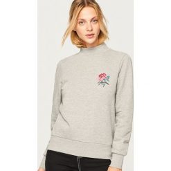 Bluza ze stójką - Jasny szar. Szare bluzy rozpinane damskie Reserved, l. Za 59,99 zł.