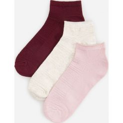 Skarpetki stopki 3 pack - Beżowy. Brązowe skarpetki damskie Reserved. Za 29,99 zł.