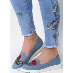 Mokasyny damskie: Niebieskie Lordsy Peacock