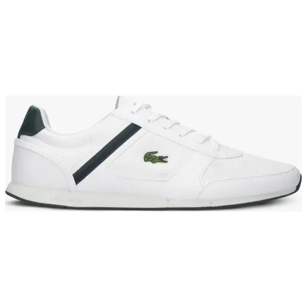 Lacoste Menerva Sport 319 1 Cma buty męskie, biały, rozmiar 44,5. Białe buty sportowe męskie Lacoste, z gumy, bez zapięcia, tenisowe. W wyprzedaży za 365,49 zł.