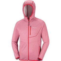 Kurtka polarowa "Drammen Point" w kolorze jasnoczerwonym. Czerwone bluzy męskie Columbia, m, bez wzorów, z materiału, klasyczne, z kapturem, bez rękawów, bez kaptura. W wyprzedaży za 179,95 zł.