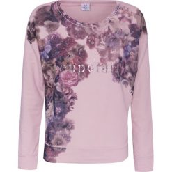 Bluza DEHA DANCE. Różowe bluzy damskie Deha, z nadrukiem, z bawełny, bez rękawów, bez kaptura. W wyprzedaży za 111,00 zł.