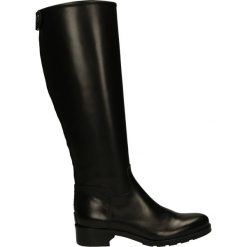 Kozaki - 2011-480 V NE. Czarne buty zimowe damskie Venezia, ze skóry. Za 499,00 zł.