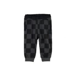NAME IT Boys Baby Spodnie NITPETER asphalt. Czarne spodnie chłopięce marki Name it, z bawełny. Za 61,62 zł.