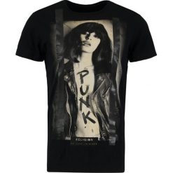 T-shirty męskie z nadrukiem: Religion PUNK TEE Tshirt z nadrukiem black