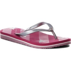 Japonki TOMMY HILFIGER - Stars And Stripes Beach Sandal FW0FW02384 Bright Rose 633. Szare klapki damskie TOMMY HILFIGER, bez wzorów, z tworzywa sztucznego, bez obcasa. W wyprzedaży za 109,00 zł.