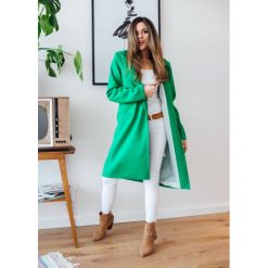 Płaszcz Ayla green - M. Zielone kurtki damskie Fanaberia.com, na wiosnę, m, bez wzorów, bez kaptura. Za 159,90 zł.