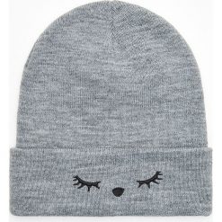 Akcesoria damskie: Czapka beanie - Jasny szary